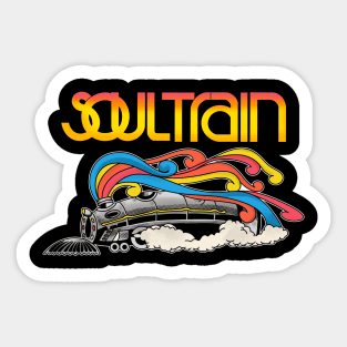 Soul Train Retro Colors Sticker